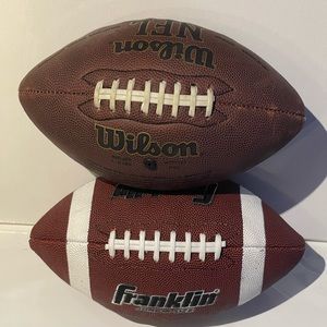 2 footballs